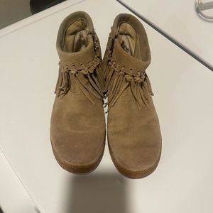 Ugg fringe moccasins